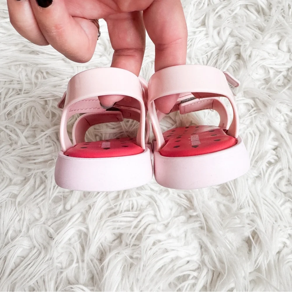 Mini Melissa Watermelon Jelly Sandals Toddler Girls Size 8 Pink